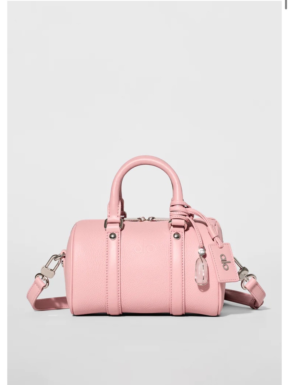 ALO Yoga Pink Mini Barrel Satchel